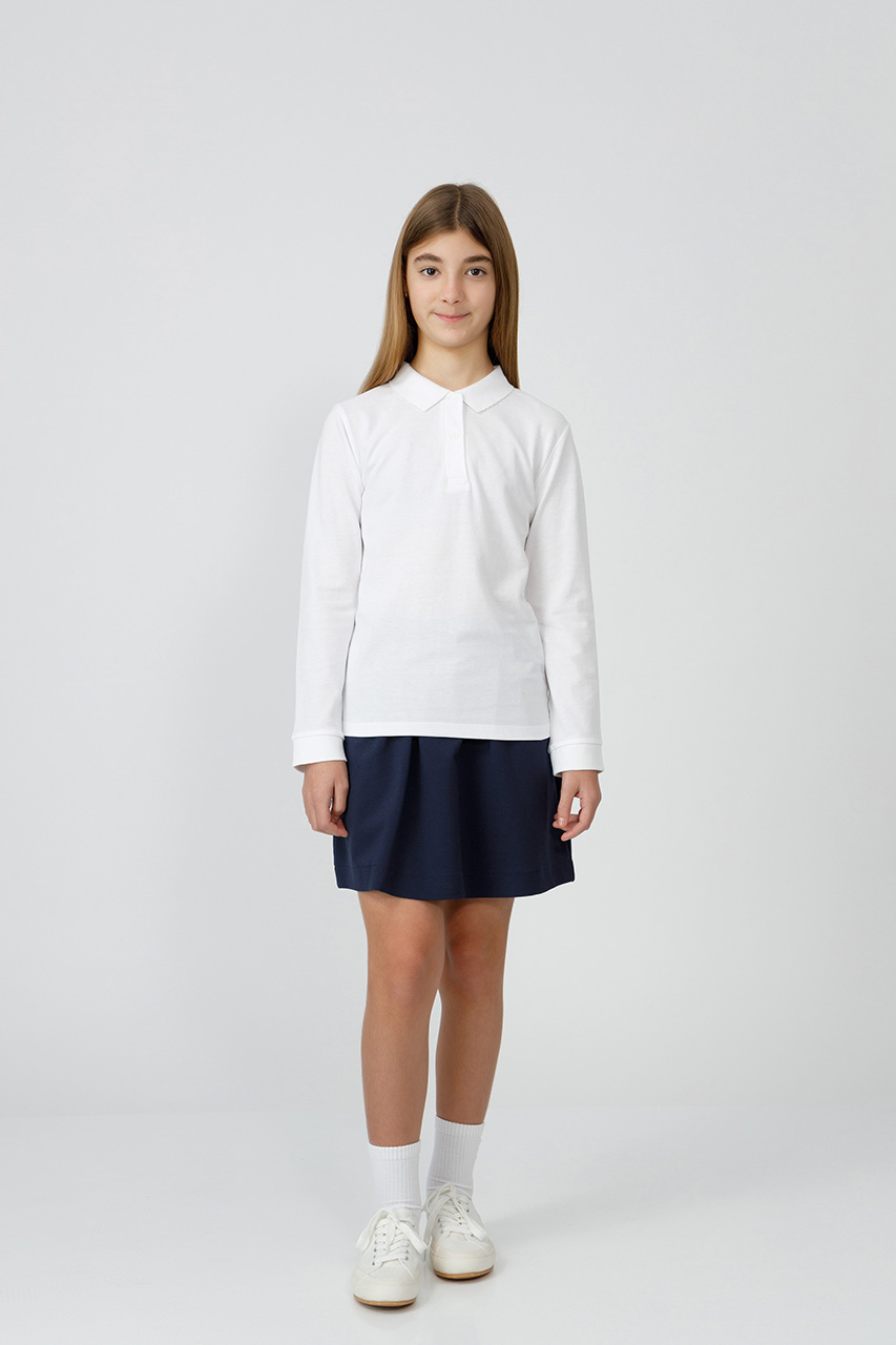 Tricou polo slim fete 998F
