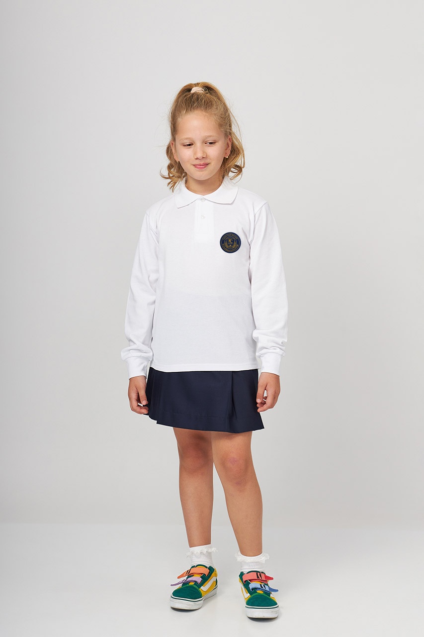 Tricou polo regularcopii cu mânecă lungă 698 - Kids Club