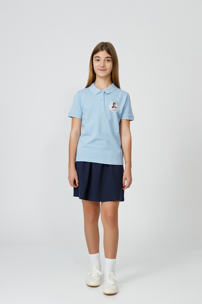 Tricou polo slim fete 995F - Liceul Tehnologic Alexandru Vlahuță
