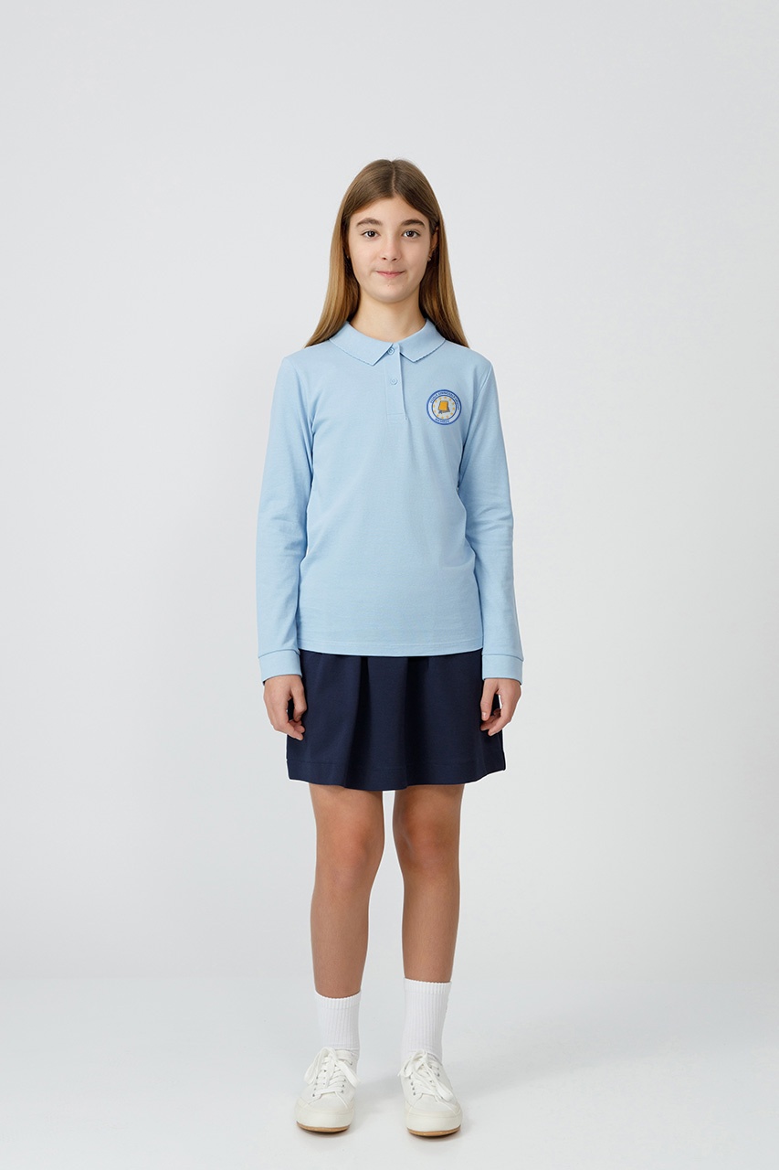 Tricou polo slim fete 998F - Școala Gimnazială Orizont