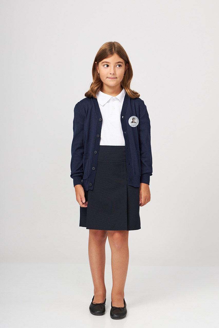 Cardigan unisex copii 393X - Liceul Tehnologic Alexandru Vlahuță