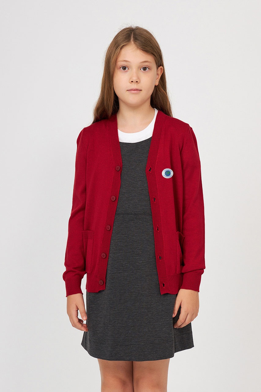 Cardigan unisex copii 393X - Școala Gimnazială Planeta Copiilor