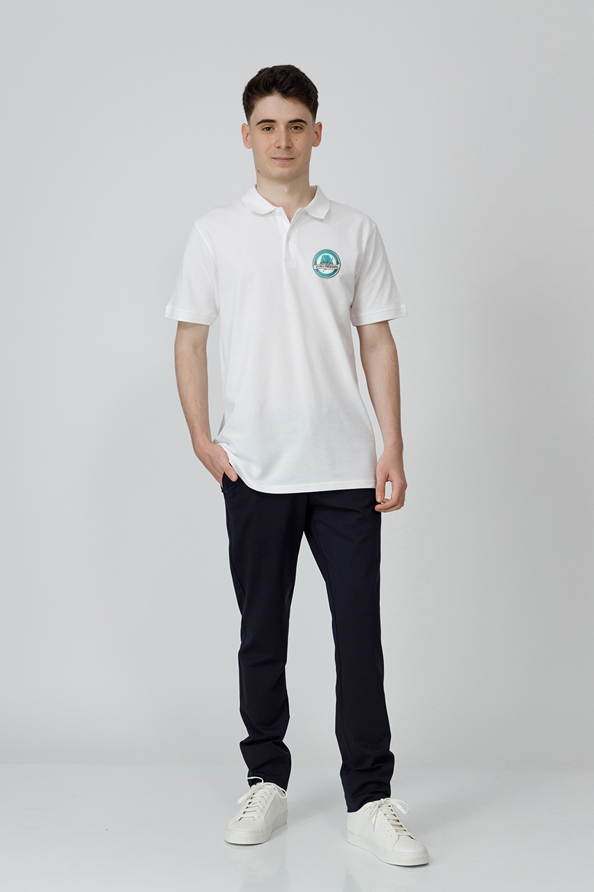Tricou polo slim adolescenți 996 - Școala Teddybär