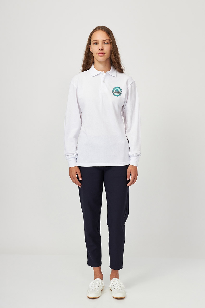 Tricou polo adolescenți cu mânecă lungă 699 - Școala Teddybär