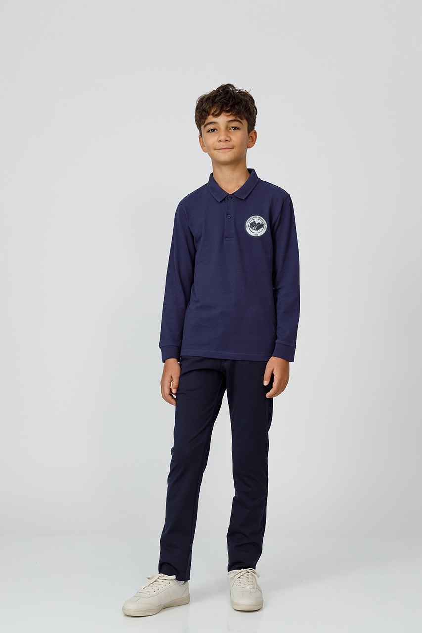 Tricou polo slim copii unisex 998 - Liceul Mihai Eminescu