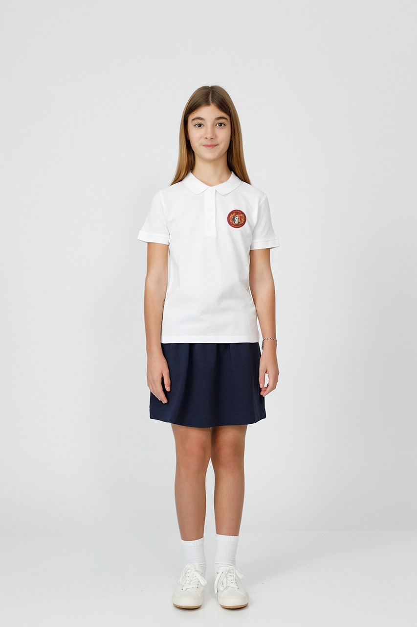 Tricou polo slim fete 995F - Școala Gimnazială Liviu Rebreanu