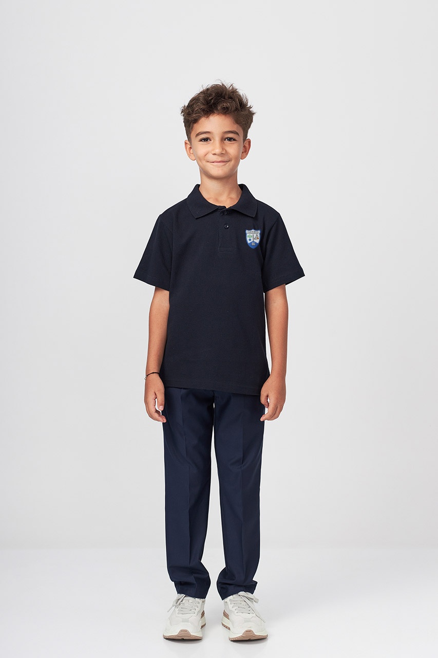 Tricou polo regular copii 695B - Școala Internațională Clas