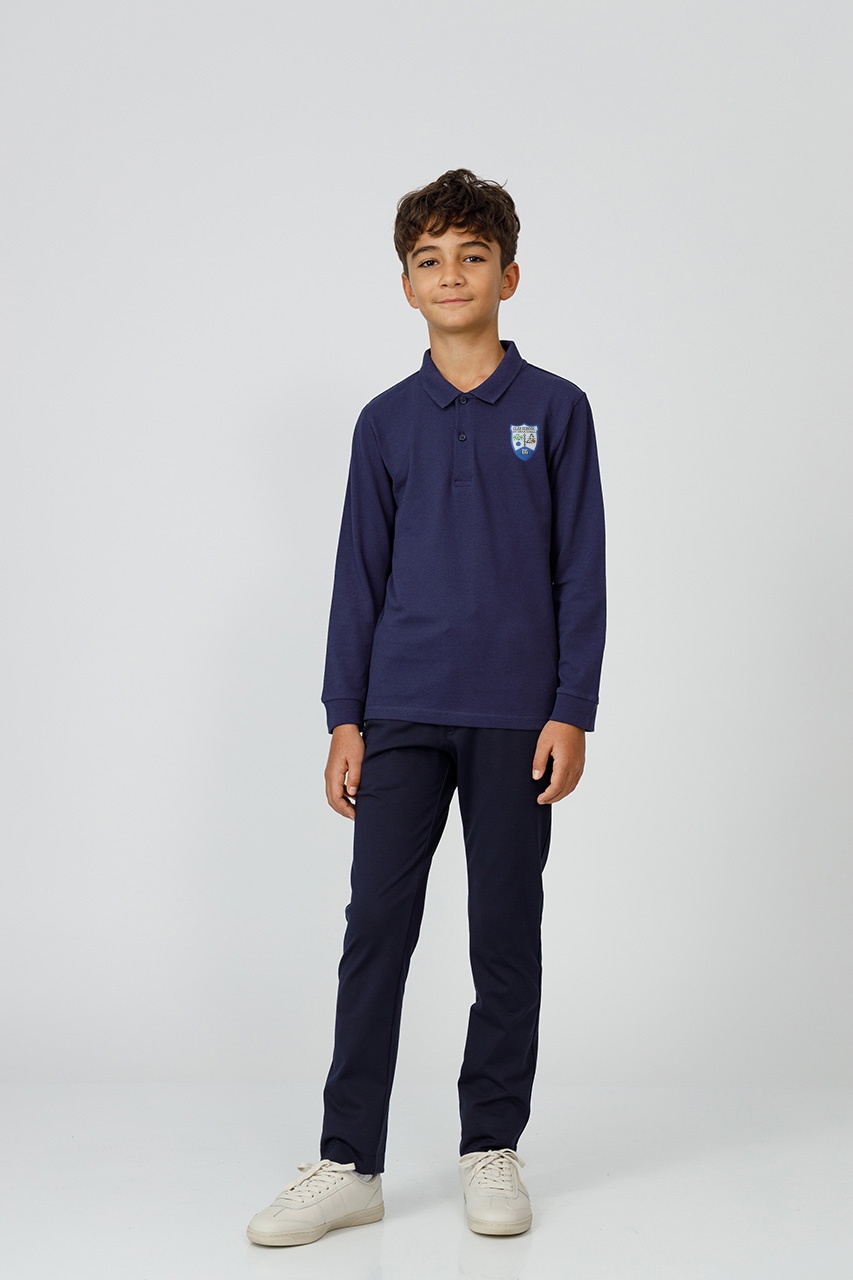 Tricou polo slim copii unisex 998 - Școala Internațională Clas