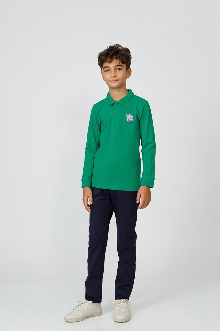 Tricou polo slim copii unisex 998 - Școala Internațională Clas