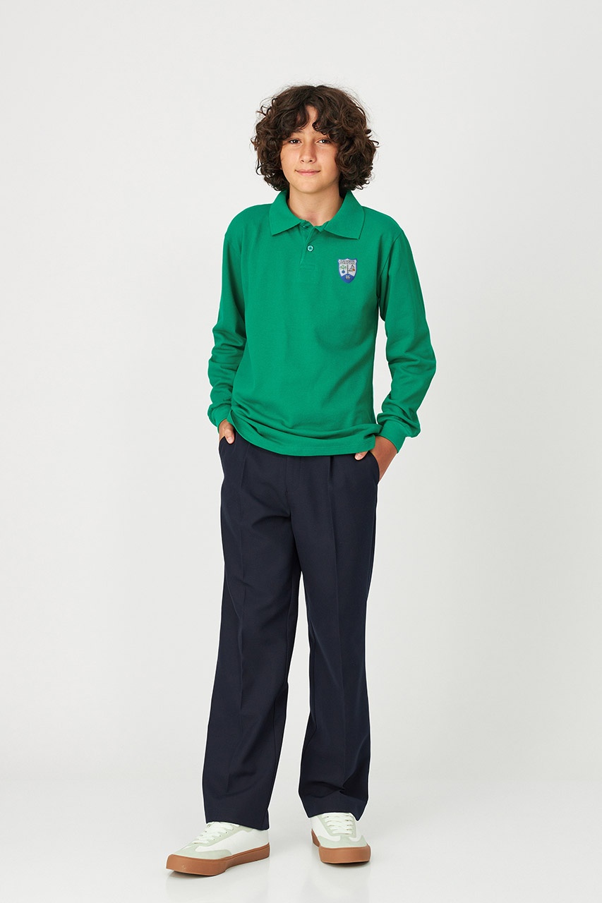 Tricou polo adolescenți cu mânecă lungă 699 - Școala Internațională Clas