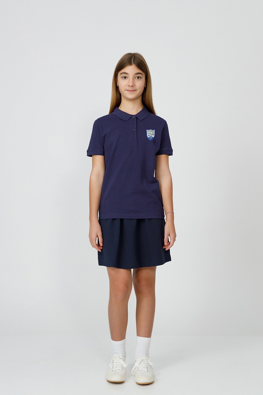 Tricou polo slim fete 995F - Școala Internațională Clas