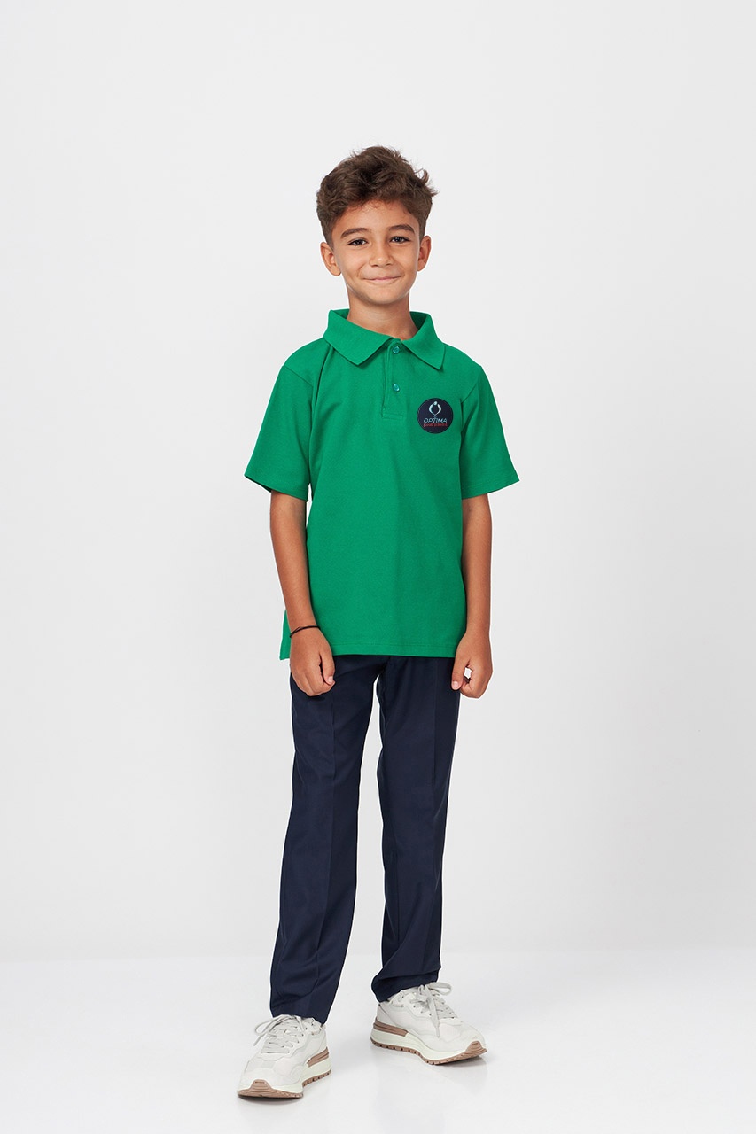 Tricou polo regular copii 695 - Școala Primară Optima Voluntari