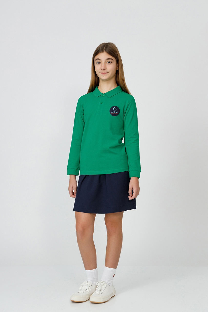 Tricou polo slim copii unisex 998 - Școala Primară Optima Voluntari