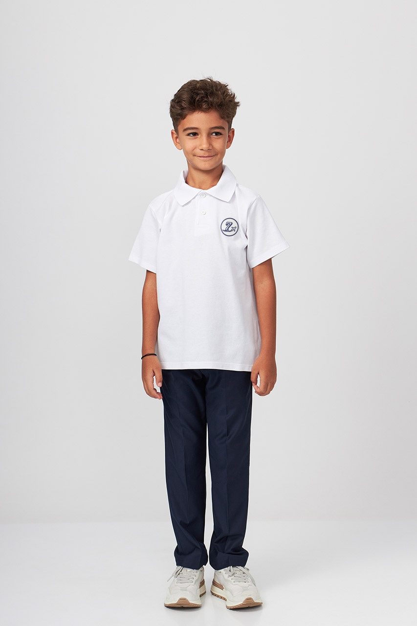 Tricou polo regular copii 695 - Școala Gimnazială Nr. 7