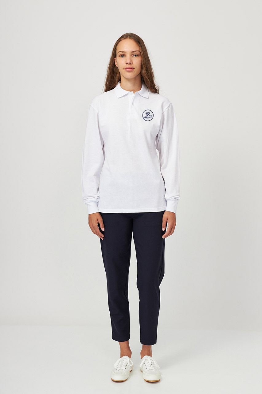 Tricou polo adolescenți cu mânecă lungă 699 - Școala Gimnazială Nr. 7