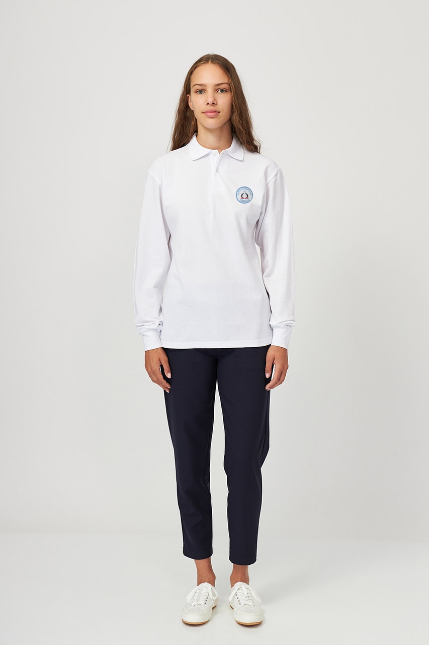 Tricou polo adolescenți cu mânecă lungă 699 - Școala Gimnazială Omega