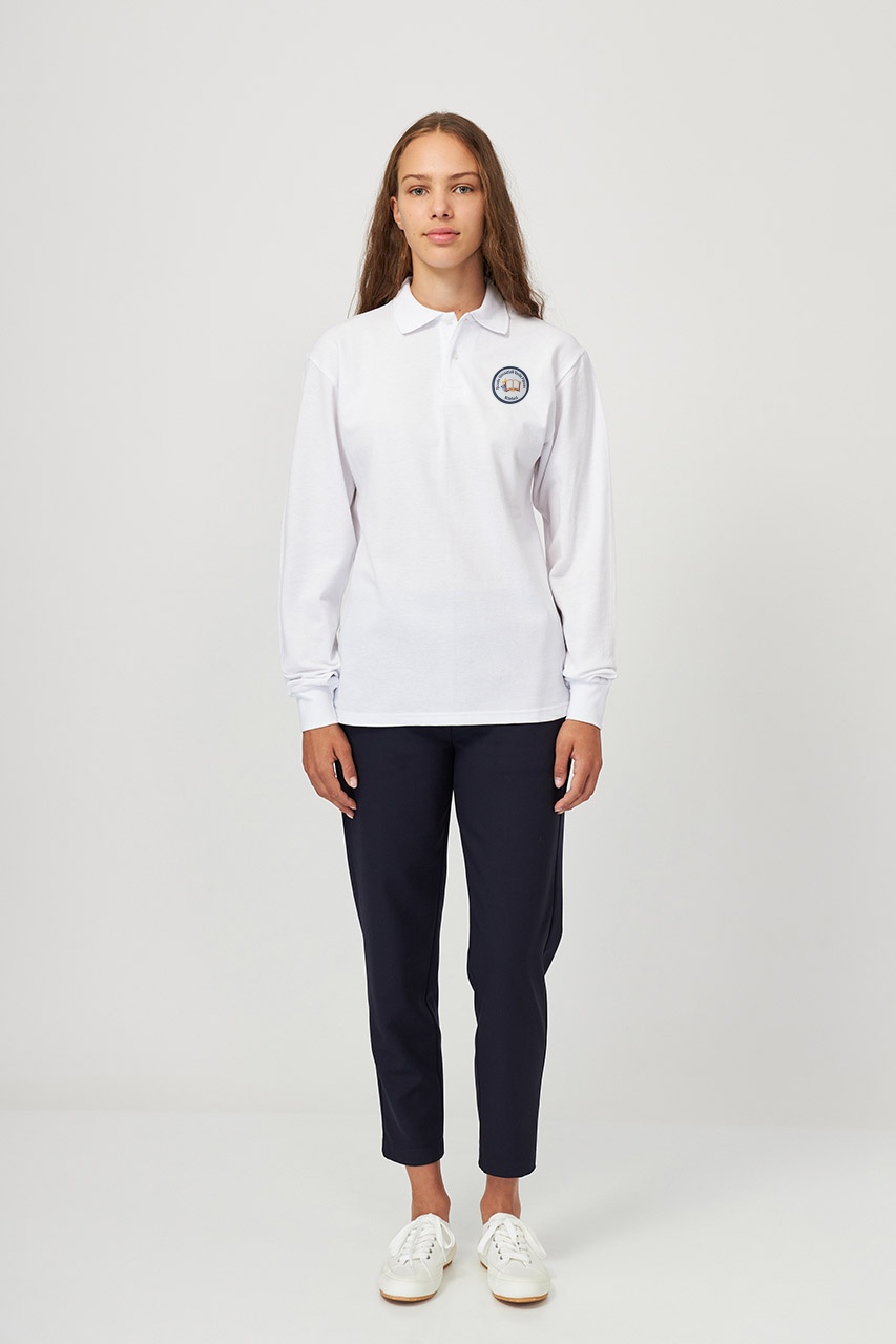 Tricou polo adolescenți cu mânecă lungă 699 - Școala Gimnazială Vasile Pârvan