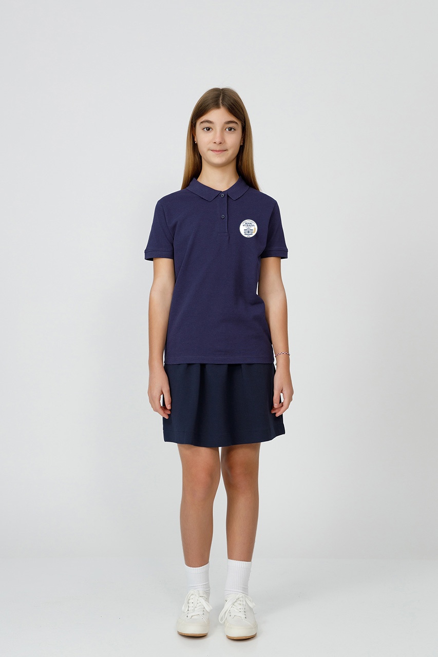 Tricou polo slim fete 995F - Școala Mihai Viteazul Călărași