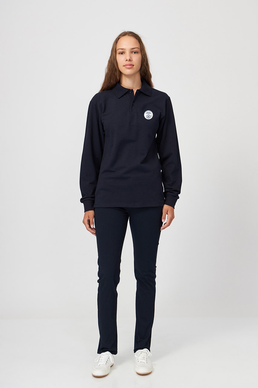 Tricou polo regular adolescenți cu mânecă lungă 699 - Școala Mihai Viteazul Călărași