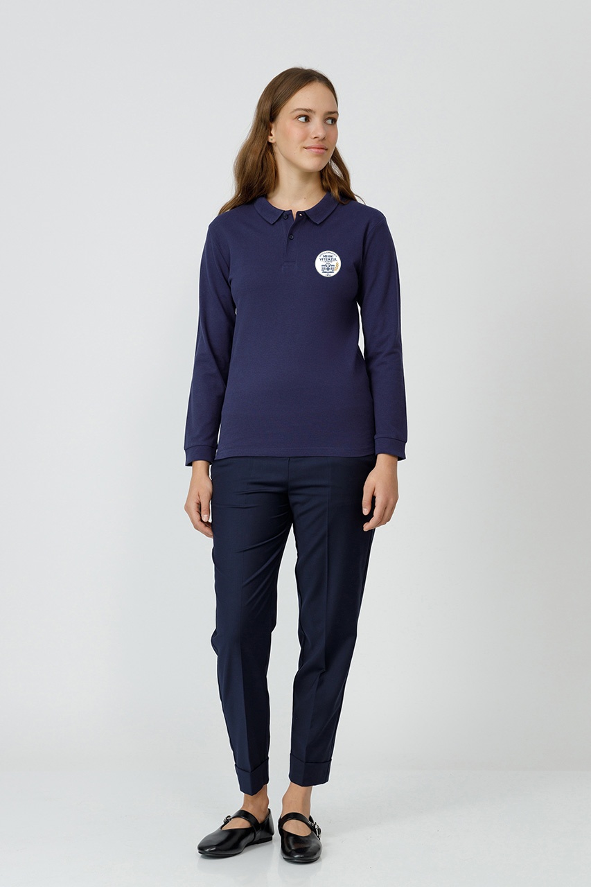 Tricou polo slim adolescenți 999 - Școala Mihai Viteazul Călărași