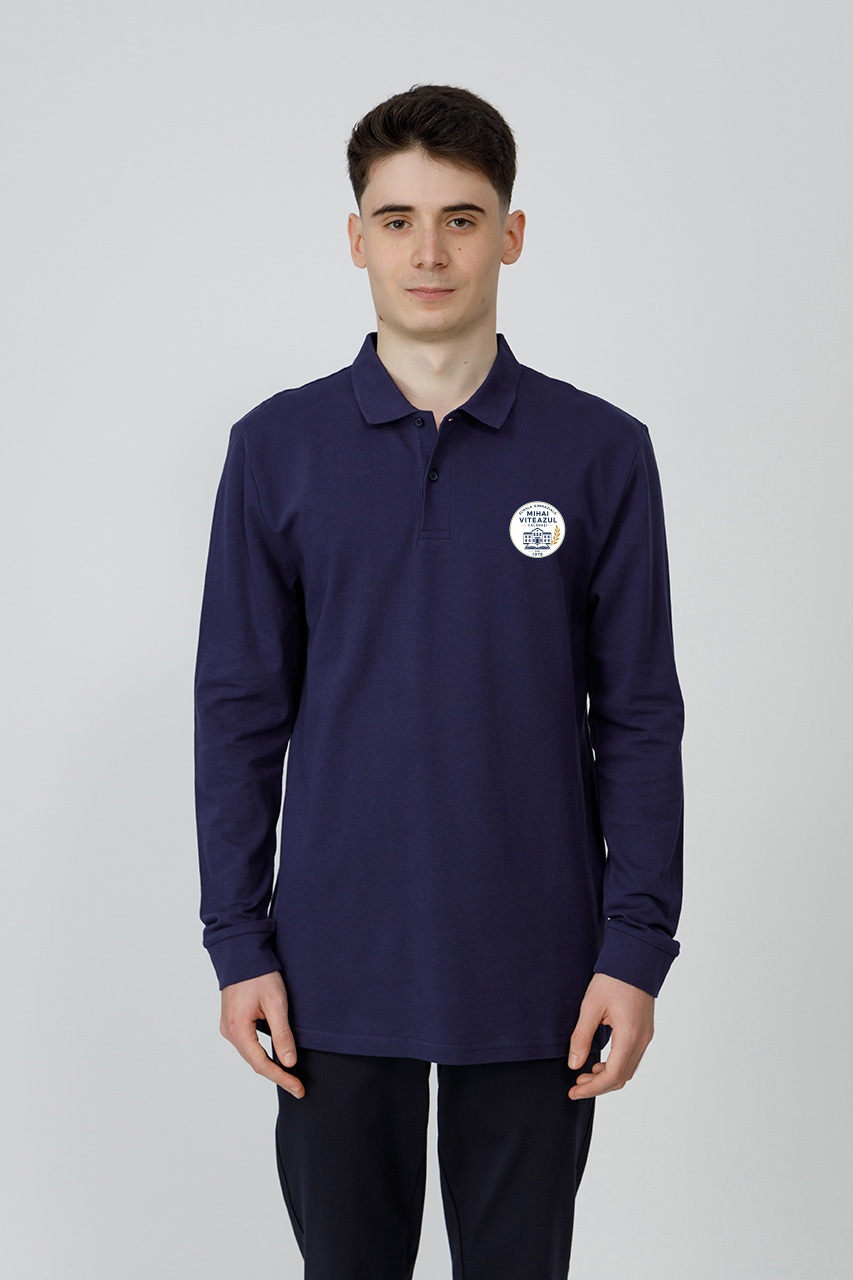 Tricou polo slim adolescenți 999 - Școala Mihai Viteazul Călărași