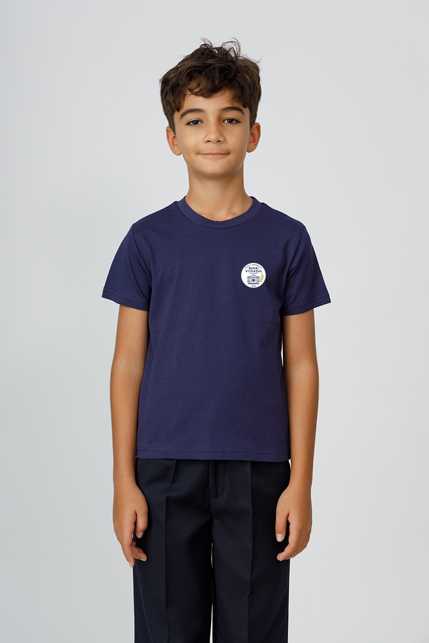Tricou copii 9113B - Școala Mihai Viteazul Călărași