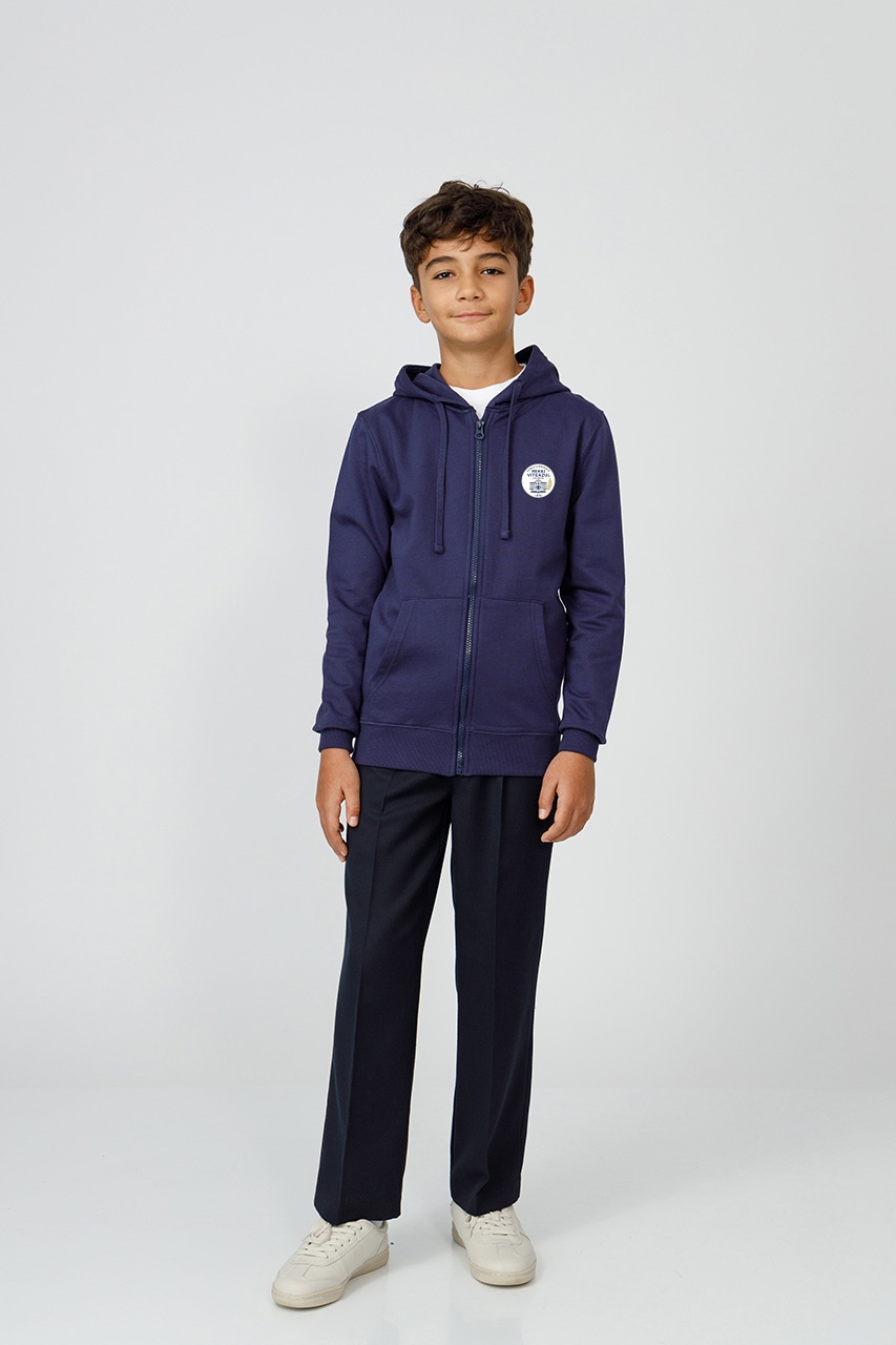 Hanorac unisex copii 9114C - Școala Mihai Viteazul Călărași