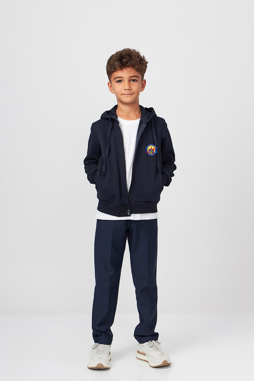 Hanorac unisex copii 1114C - Școala Gimnazială Nr. 3 Voluntari
