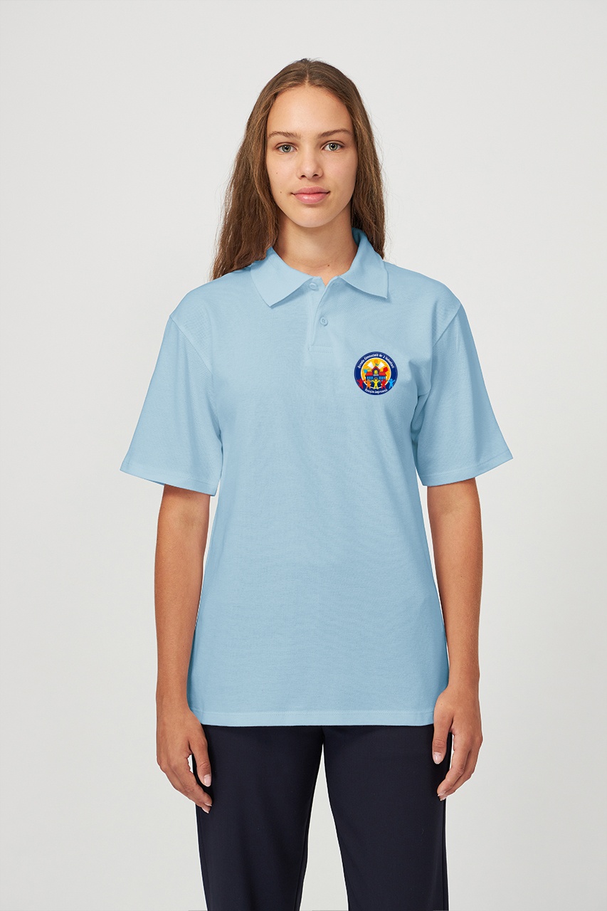 Tricou polo regular adolescenți 696 - Școala Gimnazială Nr. 3 Voluntari
