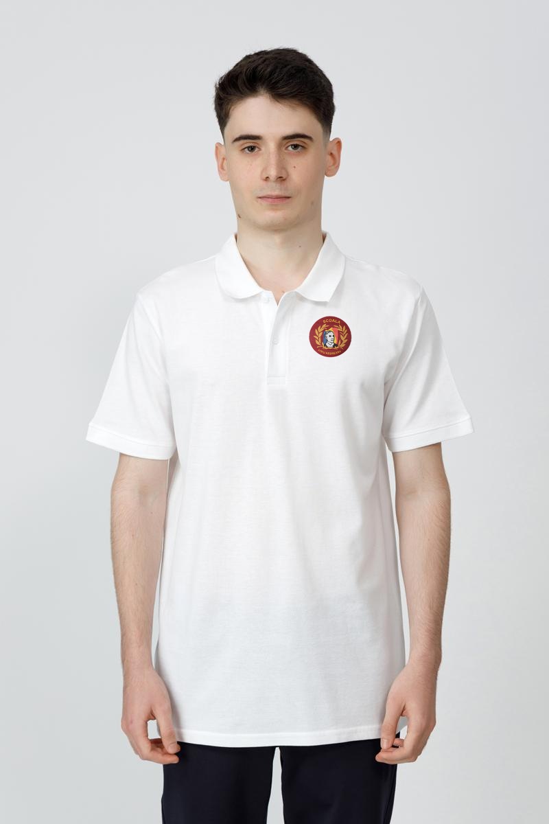 Tricou polo slim adolescenți 996R - Școala Gimnazială Liviu Rebreanu