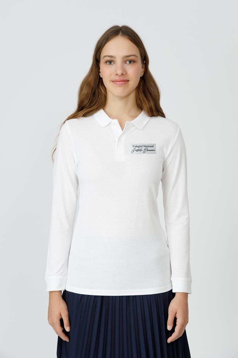 Tricou polo slim adolescenți 999R - Liceul Constantin Brâncoveanu