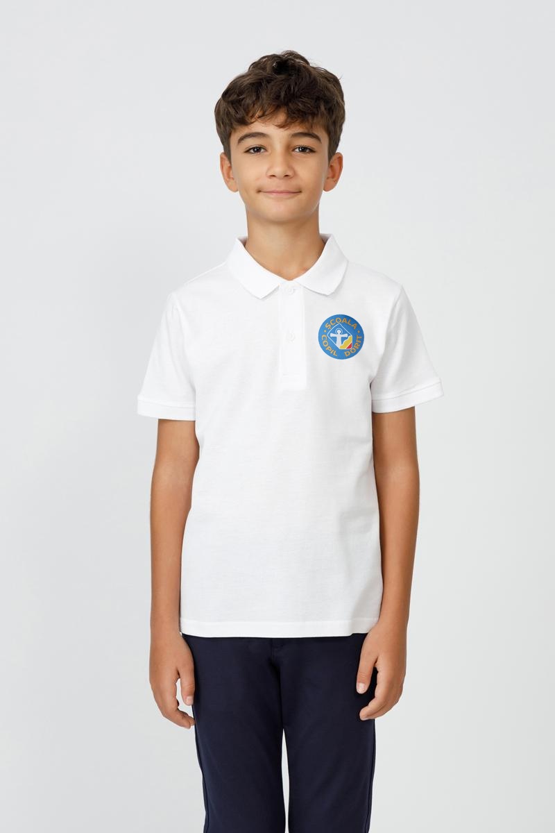 Tricou polo slim copii 995R - Școala Copil Dorit