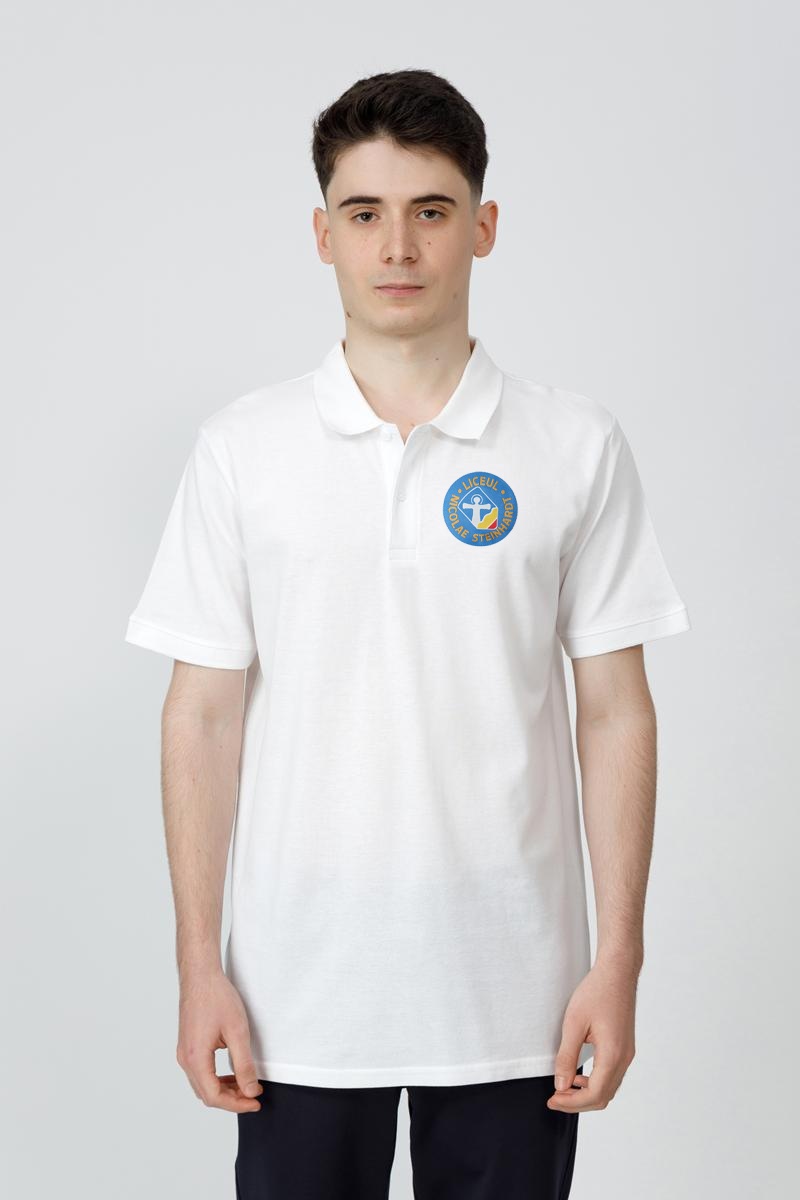 Tricou polo slim adolescenți 996R - Liceul Nicolae Steinhardt