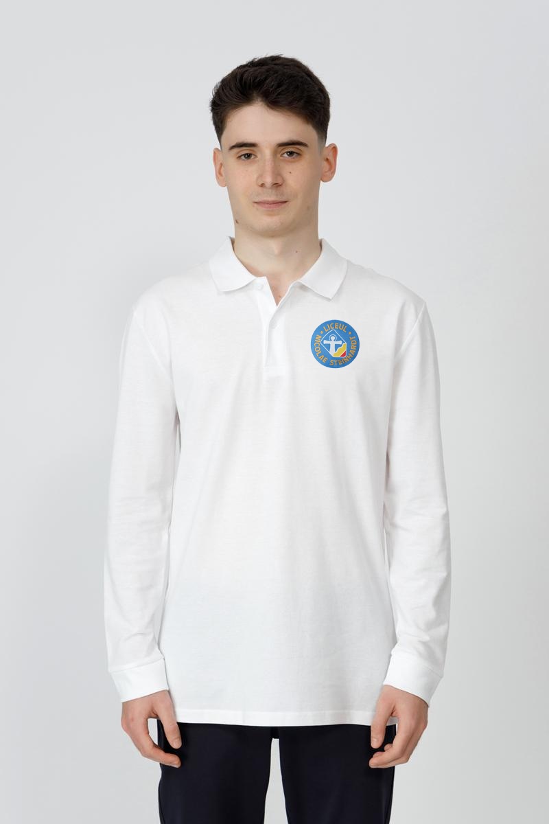 Tricou polo slim adolescenți 999R - Liceul Nicolae Steinhardt