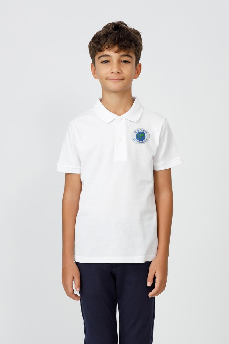 Tricou polo slim copii 995R - Școala Gimnazială Planeta Copiilor