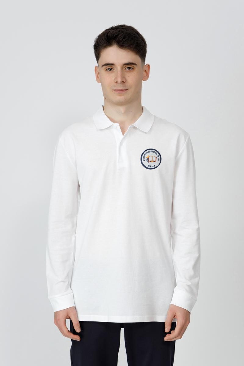 Tricou polo slim adolescenți 999R - Școala Gimnazială Vasile Pârvan