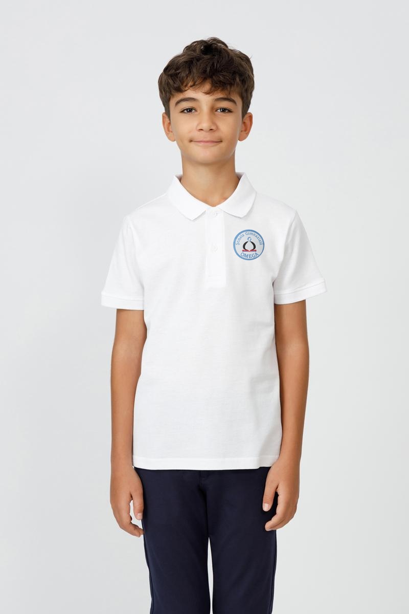 Tricou polo slim copii 995R - Școala Gimnazială Omega