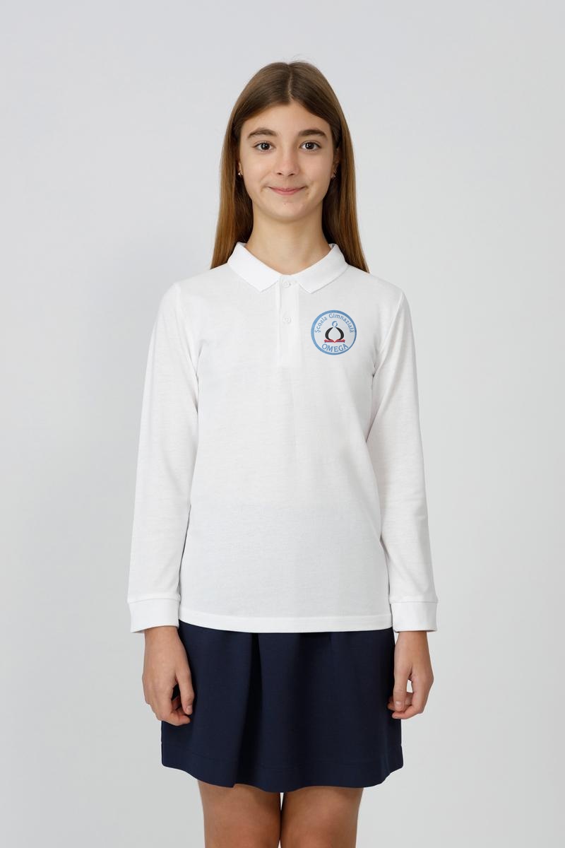 Tricou polo slim copii 998R - Școala Gimnazială Omega
