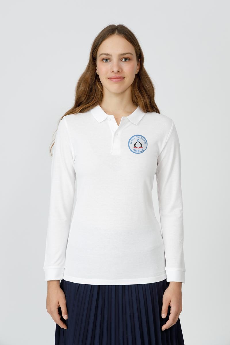 Tricou polo slim adolescenți 999R - Școala Gimnazială Omega
