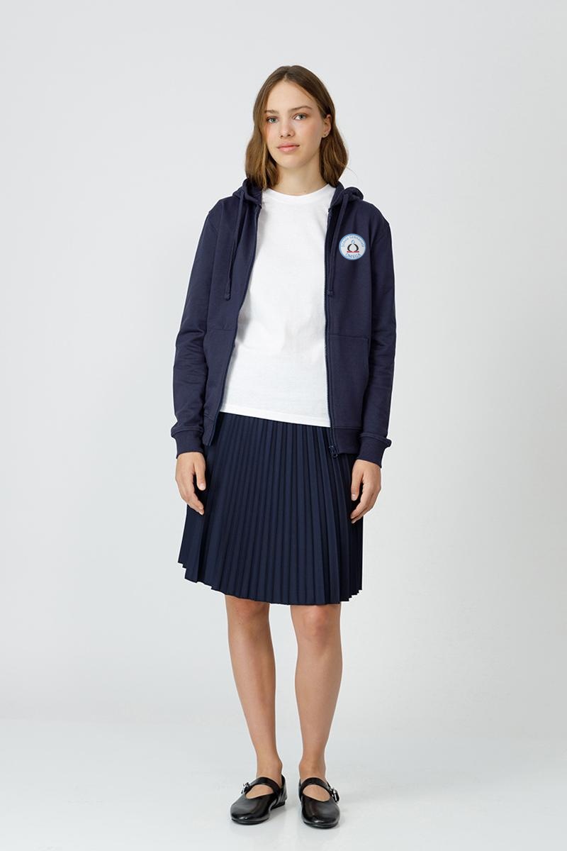 Hanorac unisex adolescenți 9114R - Școala Gimnazială Omega