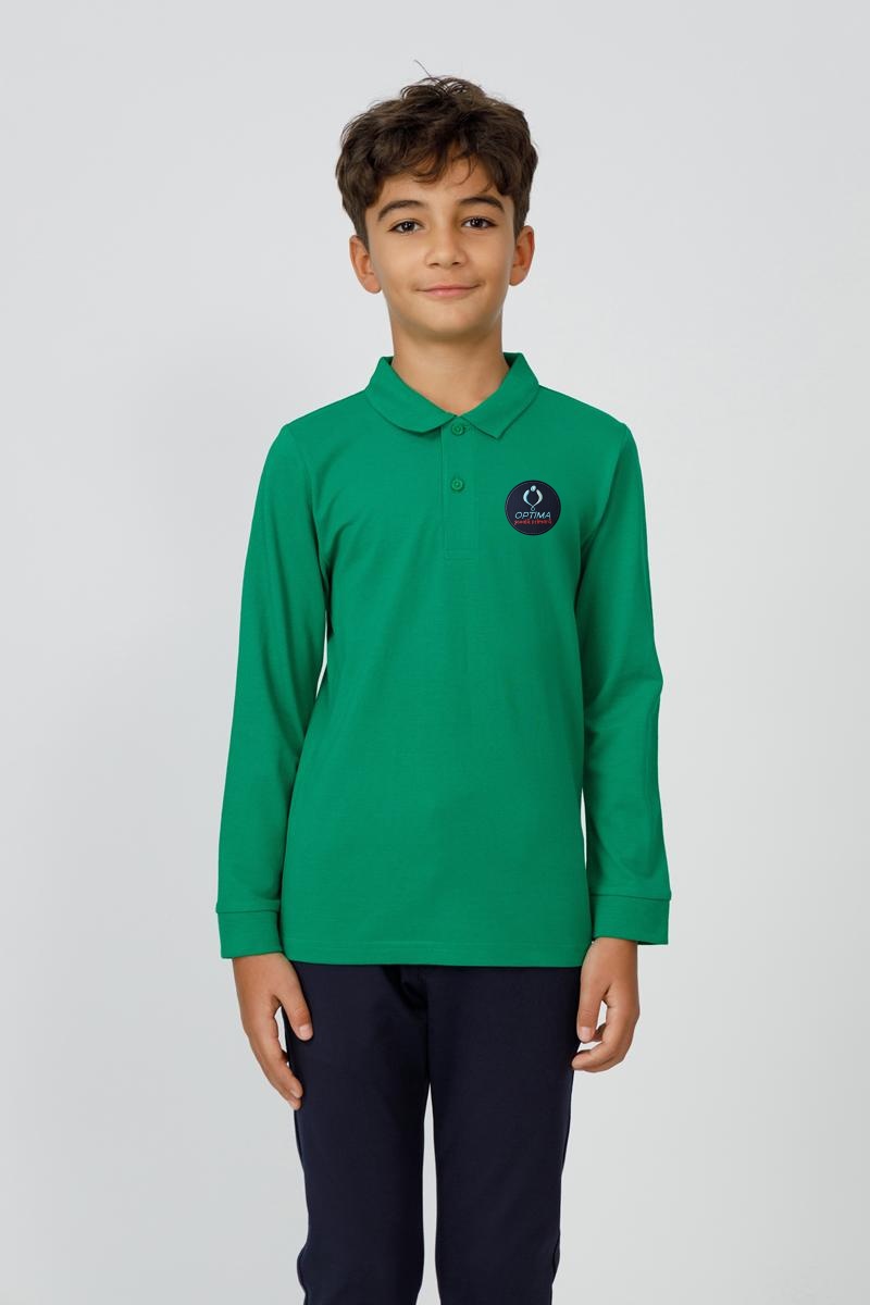 Tricou polo slim copii 998R - Școala Primară Optima Voluntari