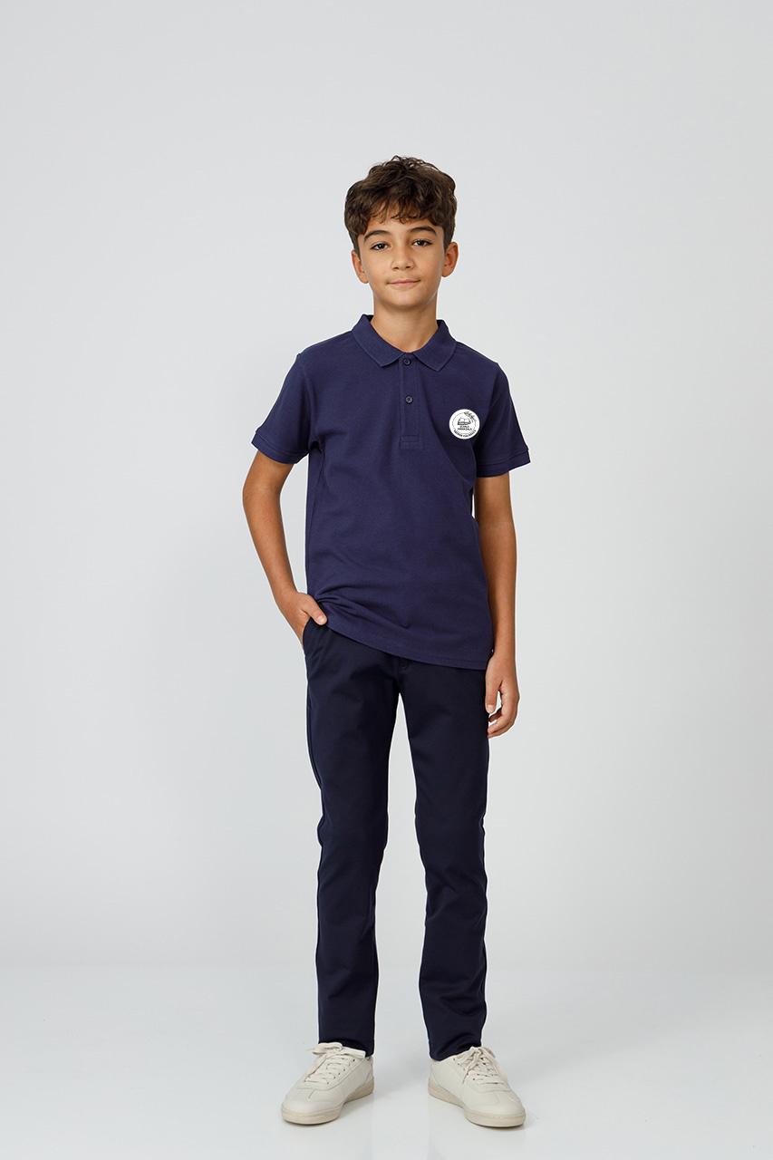 Tricou polo slim copii 995 - Scoala Gimnaziala George Calinescu