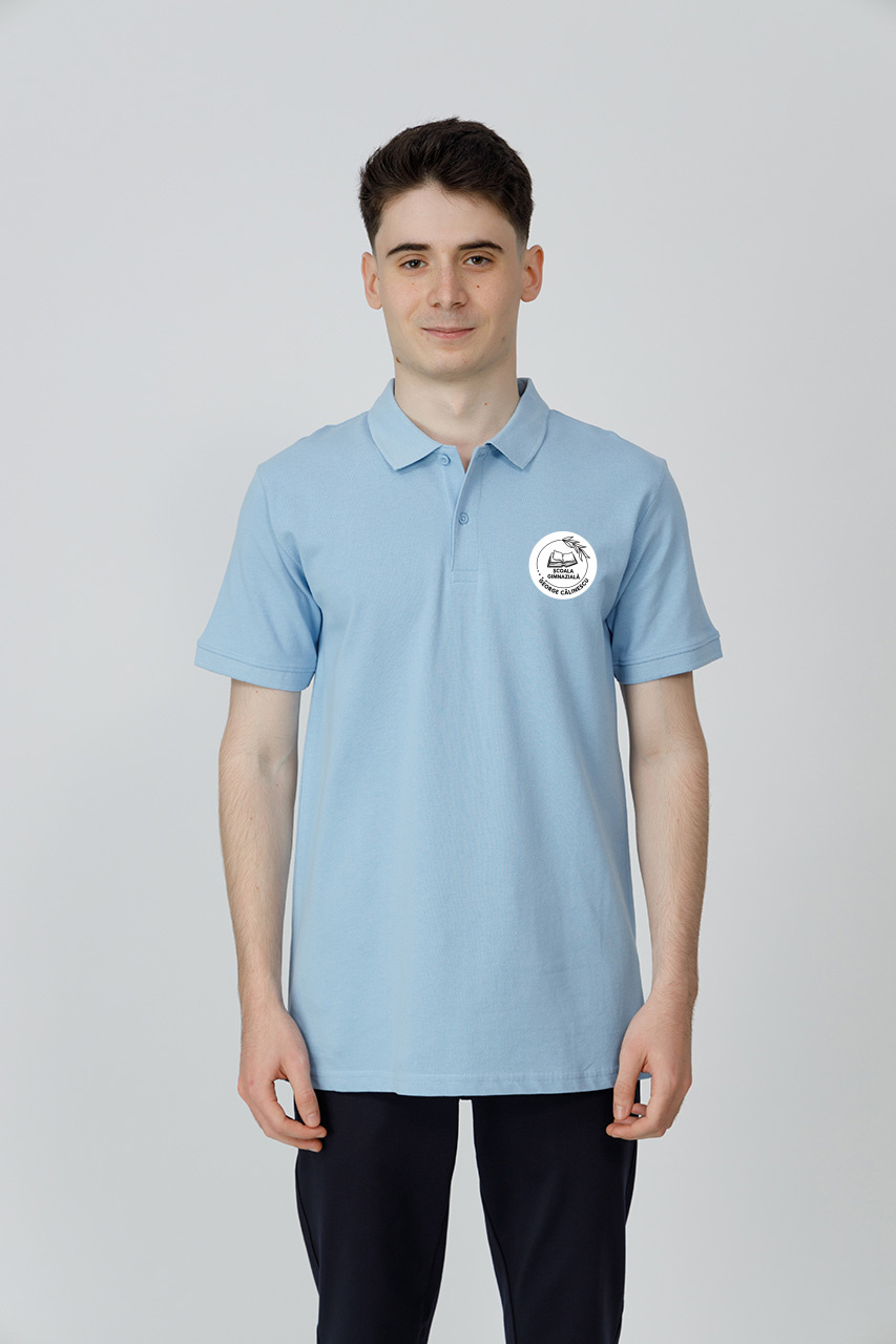 Tricou polo slim adolescenți 996 - Scoala Gimnaziala George Calinescu