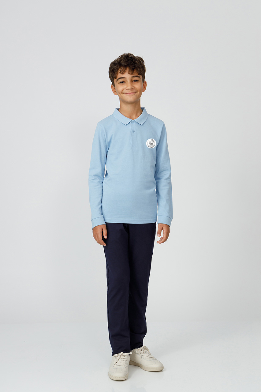 Tricou polo slim copii unisex 998 - Scoala Gimnaziala George Calinescu