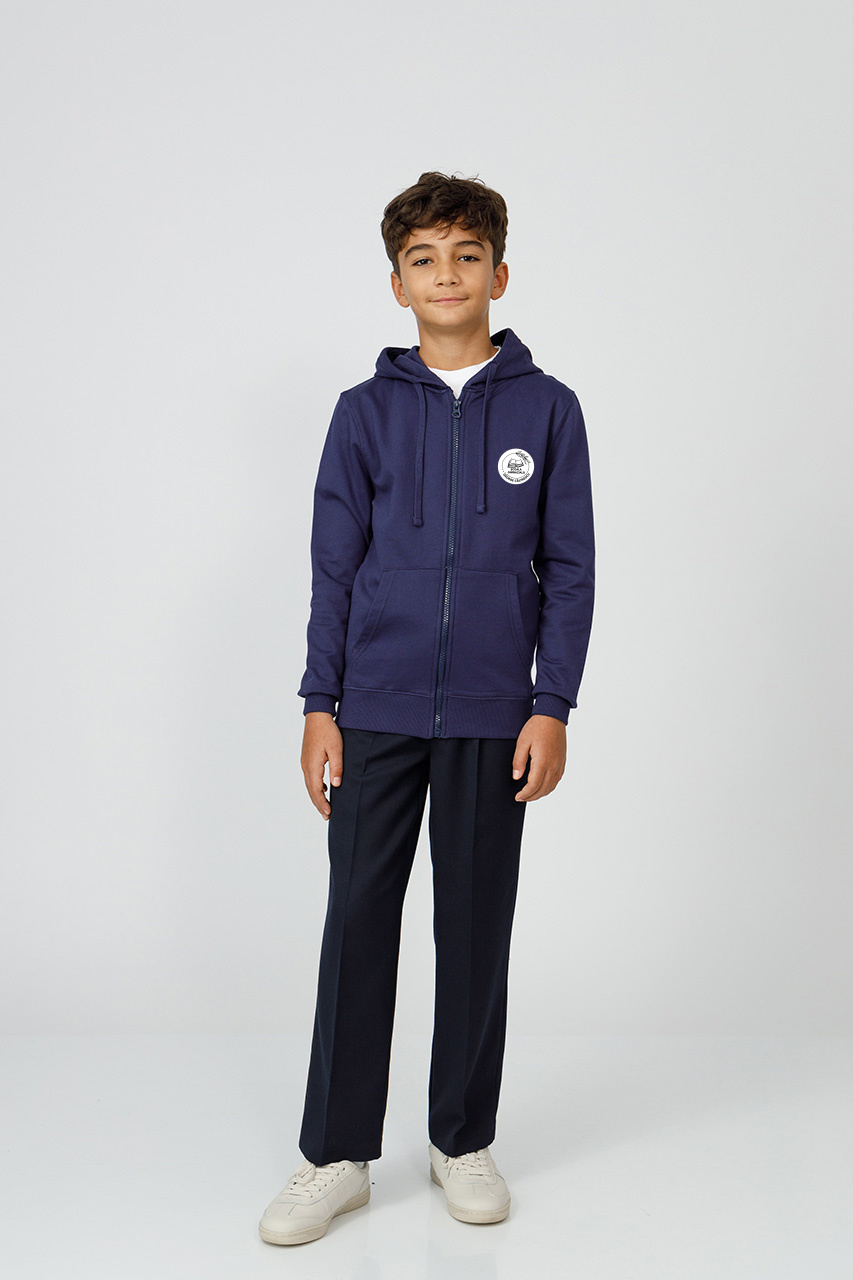 Hanorac unisex copii 9114C - Scoala Gimnaziala George Calinescu