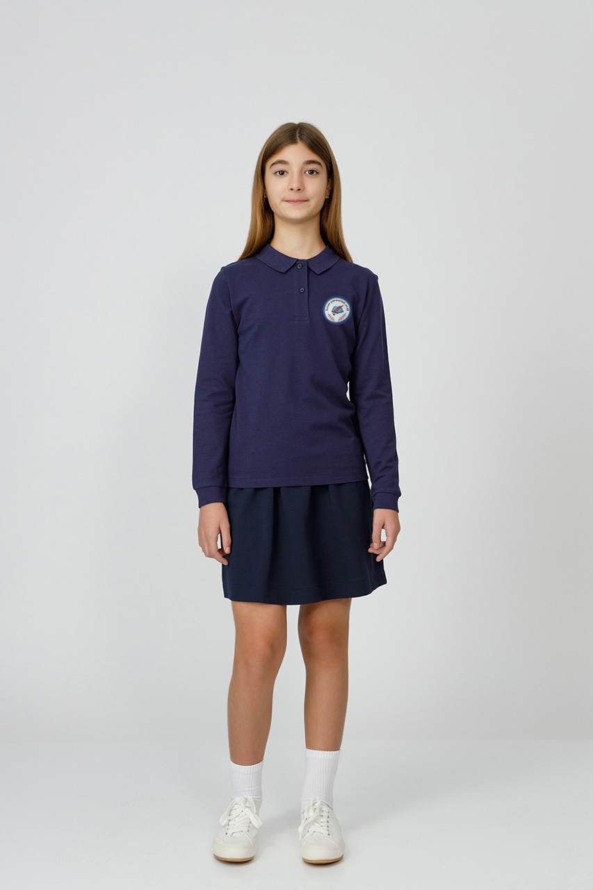 Tricou polo slim fete 998F - Școala Gimnazială Nr. 49