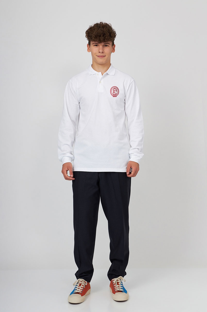 Tricou polo regular adolescenți cu mânecă lungă 699 - Școala Gimnazială Nr. 171 Petre Ispirescu