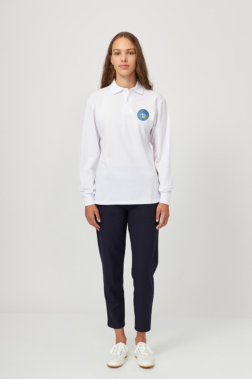 Tricou polo adolescenți cu mânecă lungă 699 - Școala Copil Dorit