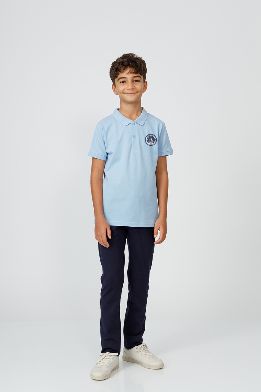 Tricou polo slim copii 995 - Școala Europeană București