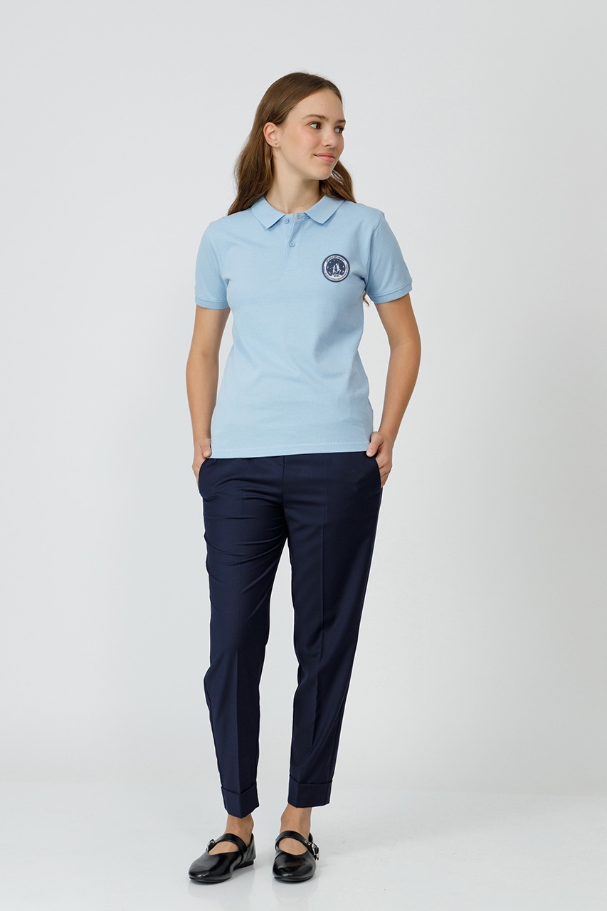 Tricou polo slim adolescenți 996 - Școala Europeană București